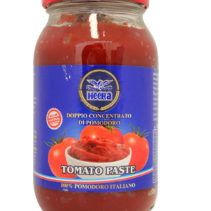 HEERA TOMATO PASTE GLASS JAR 500 G