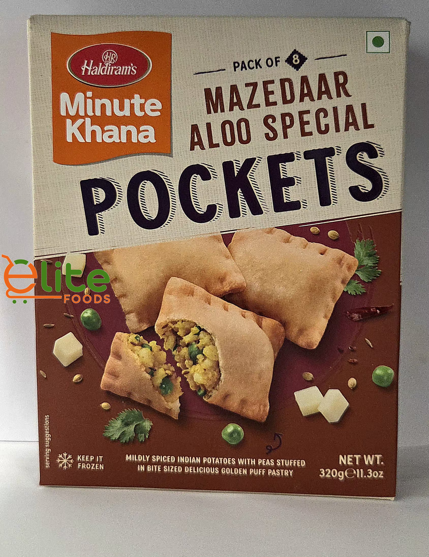 Haldirams Minute Khana Mazedaar Aloo Special Pockets 400g